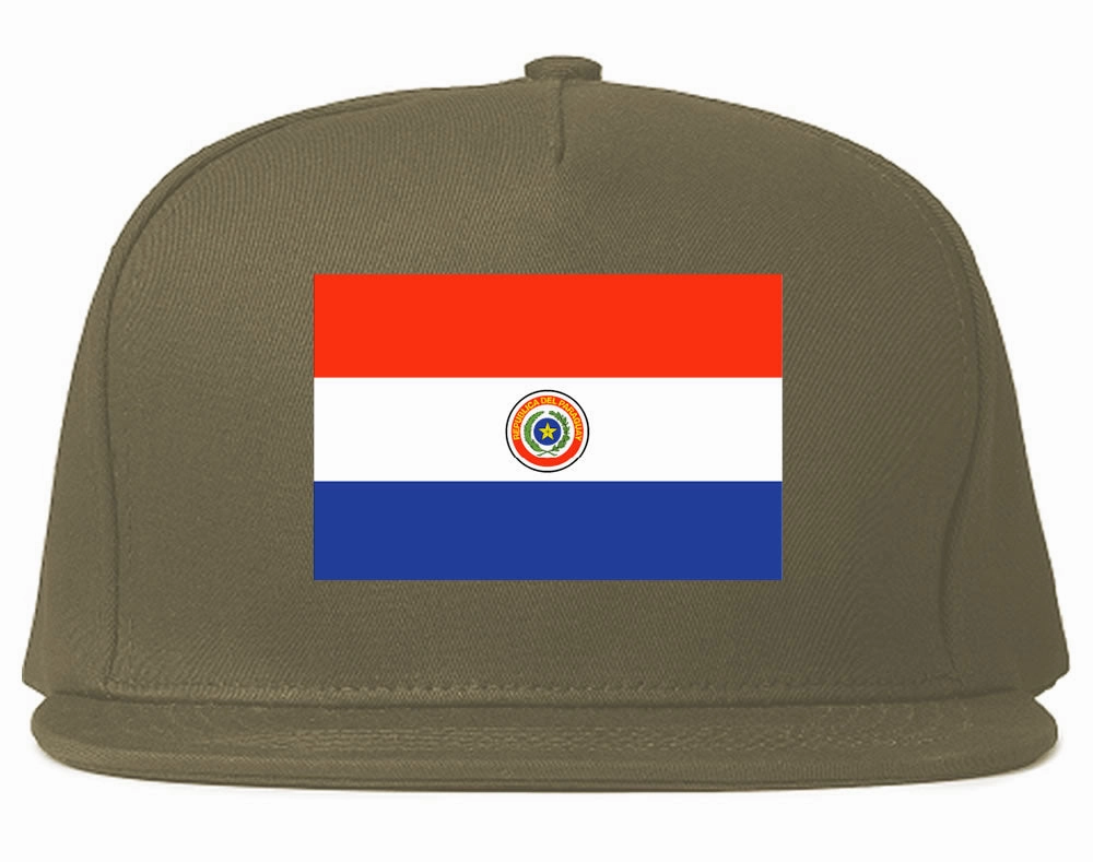 Paraguay Flag Country Printed Snapback Hat Cap