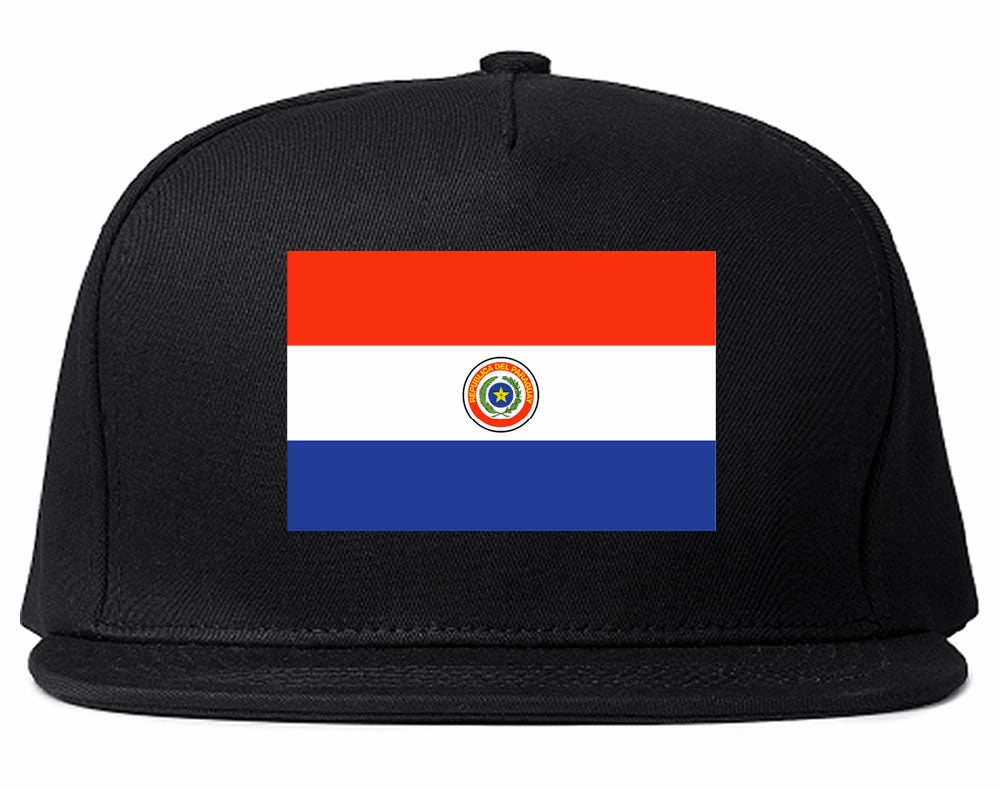 Paraguay Flag Country Printed Snapback Hat Cap