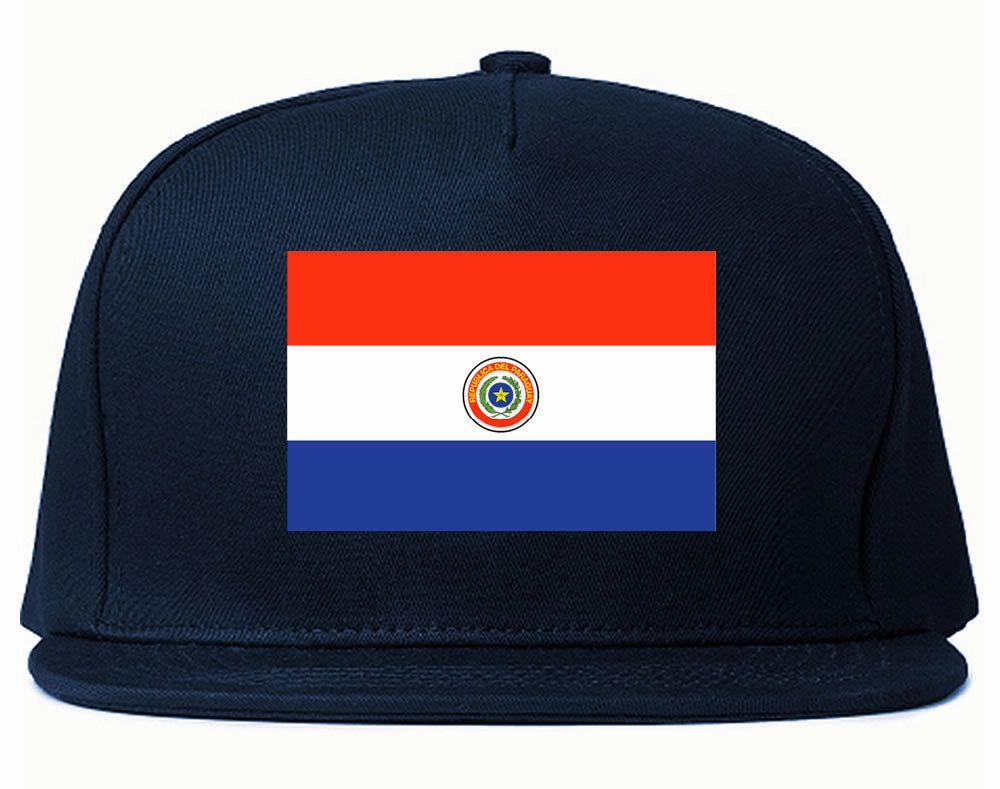Paraguay Flag Country Printed Snapback Hat Cap