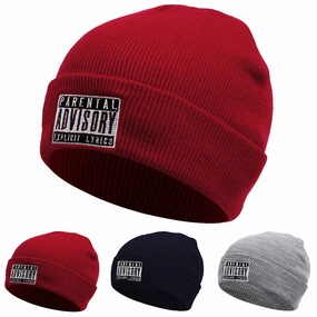 Parental Advisory Explicit Lyrics Cotton Beanie