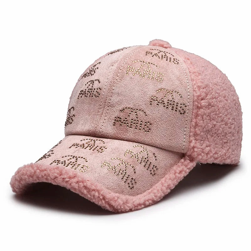 Paris Fur Baseball Cap