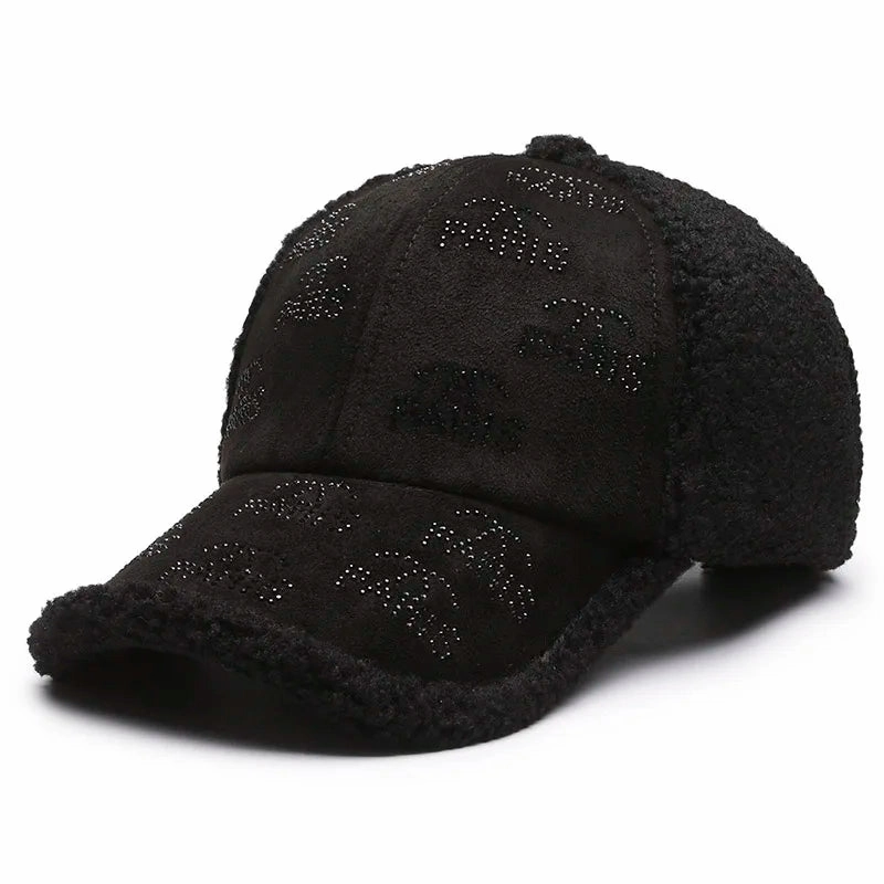 Paris Fur Baseball Cap