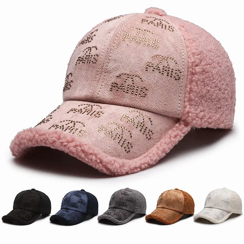 Paris Fur Baseball Cap