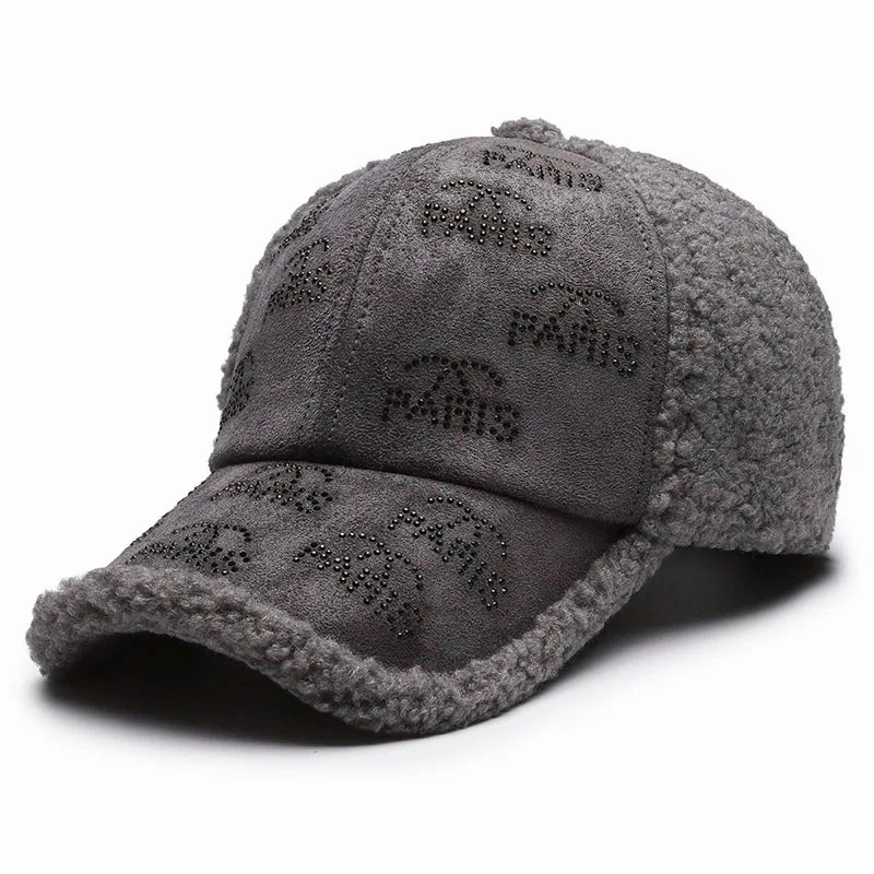 Paris Fur Baseball Cap