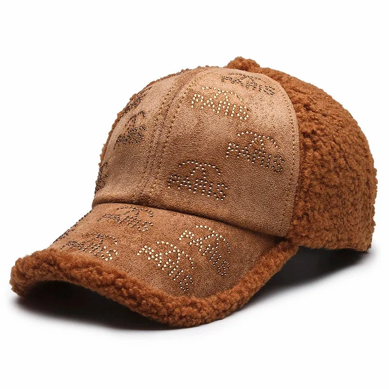 Paris Fur Baseball Cap