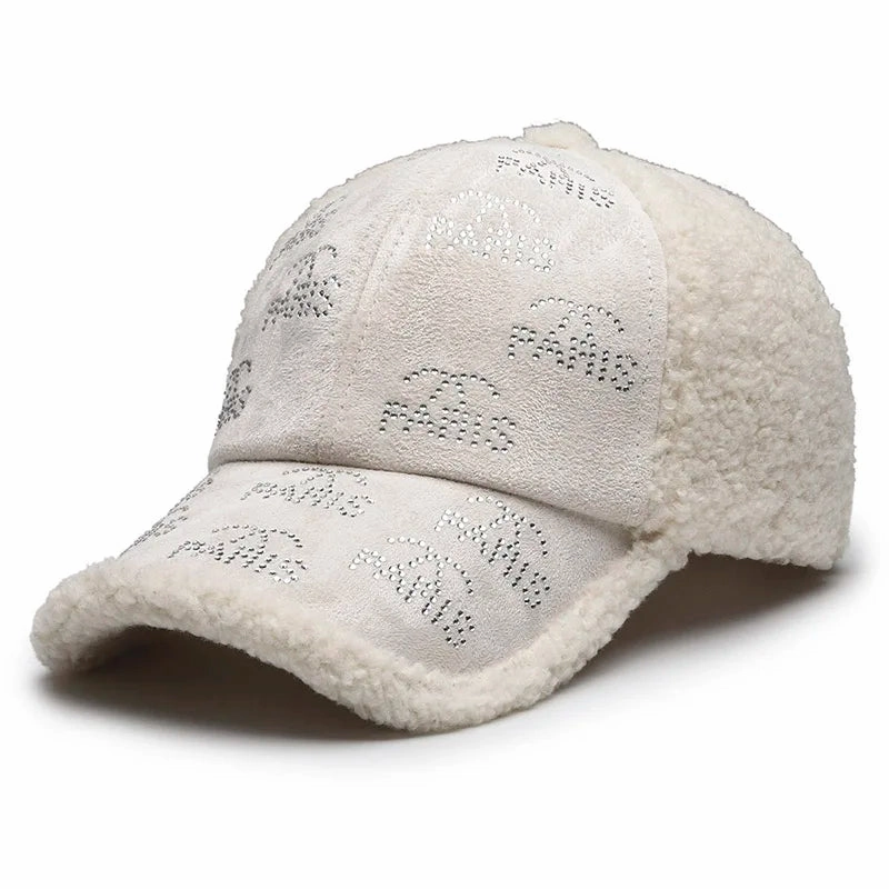 Paris Fur Baseball Cap