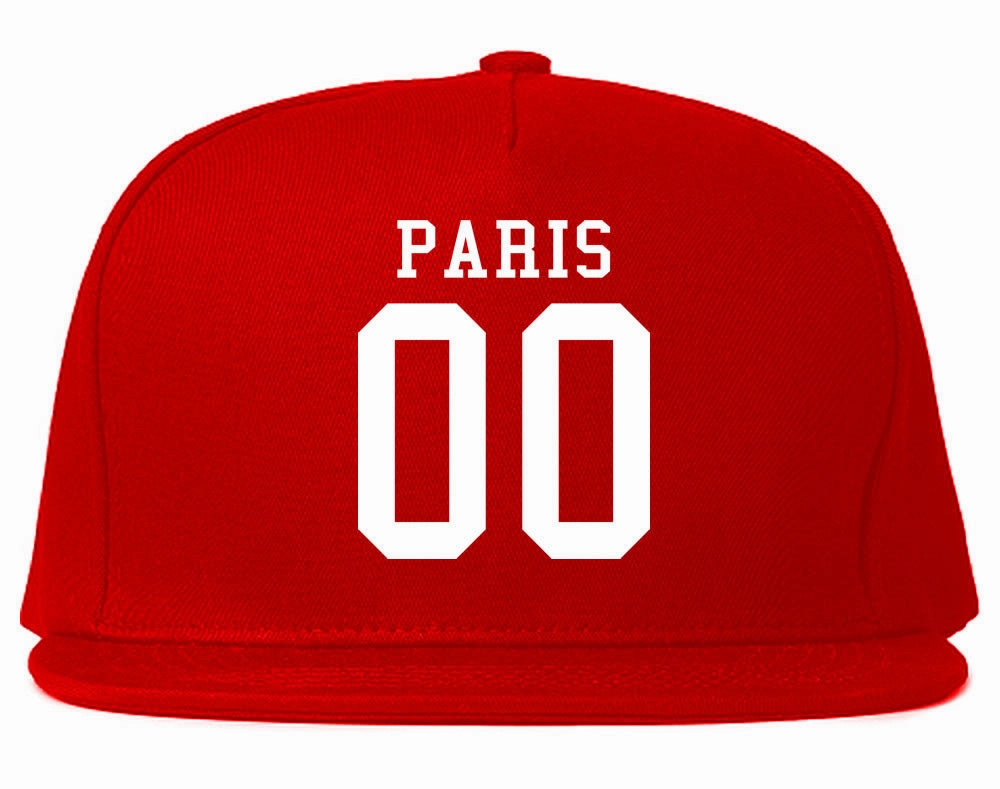 Paris Team 00 Jersey Snapback Hat