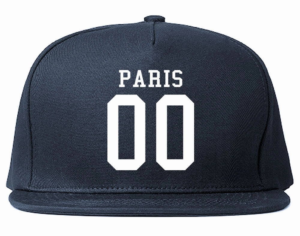 Paris Team 00 Jersey Snapback Hat