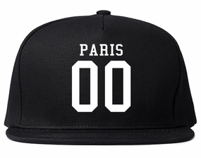 Paris Team 00 Jersey Snapback Hat