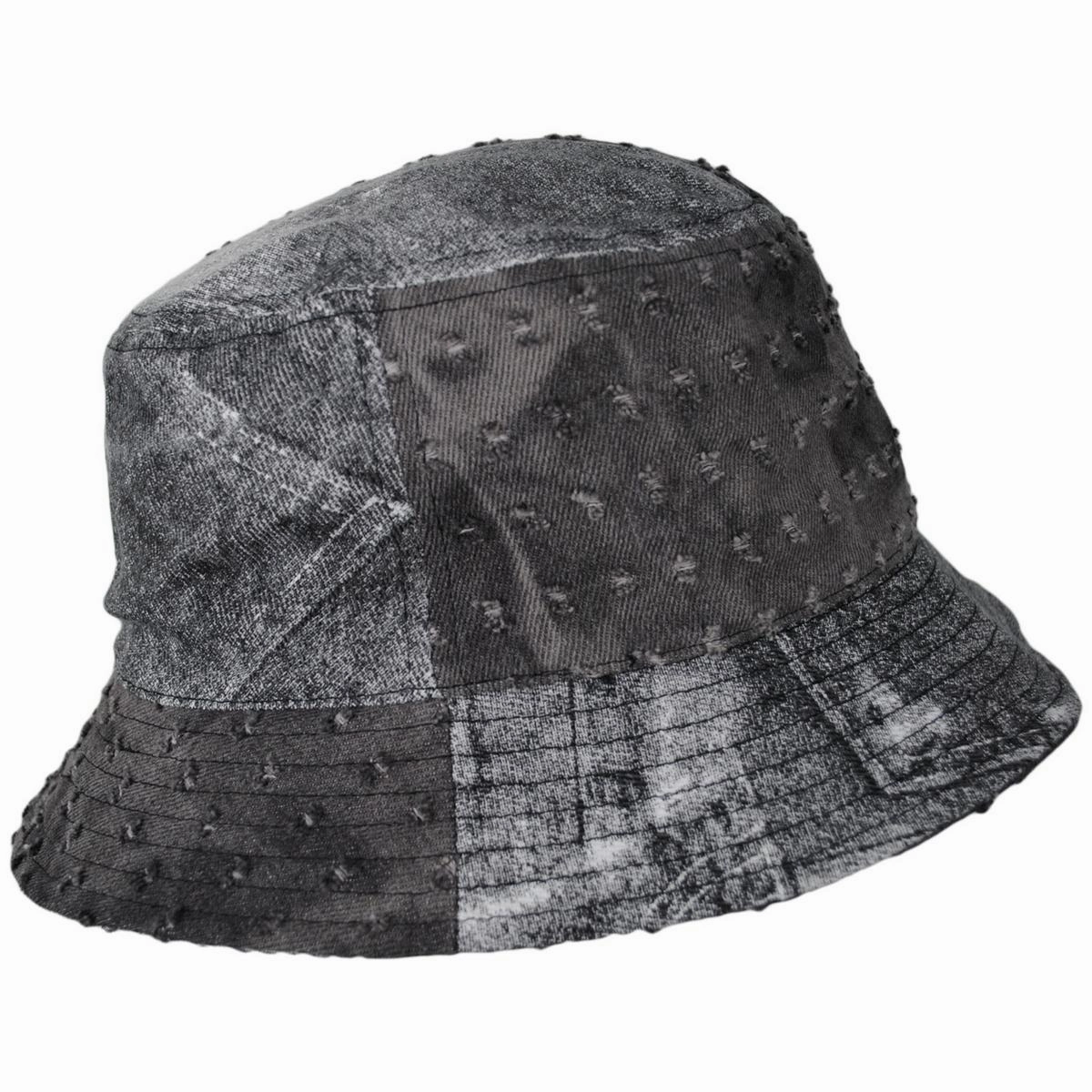 Patchwork Mashup Denim Cotton Bucket Hat