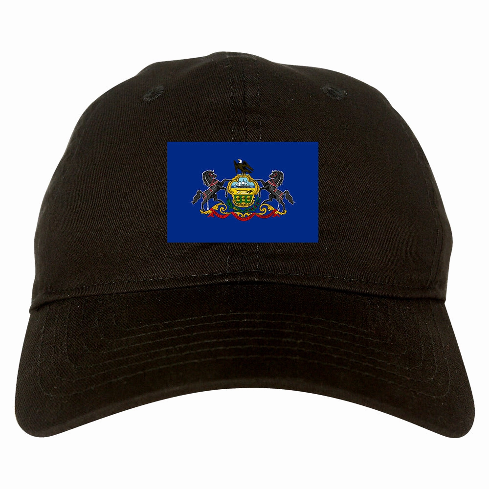 Pennsylvania State Flag PA Chest Mens Dad Hat