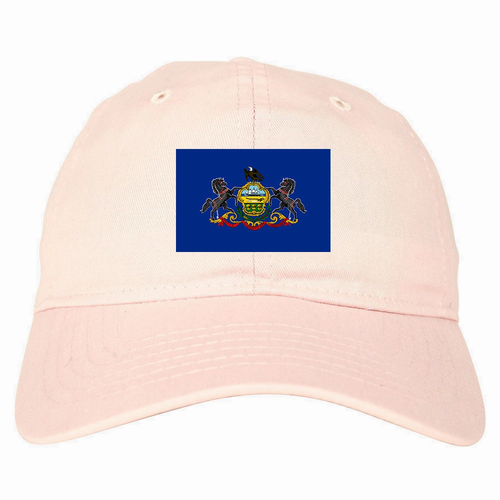 Pennsylvania State Flag PA Chest Mens Dad Hat