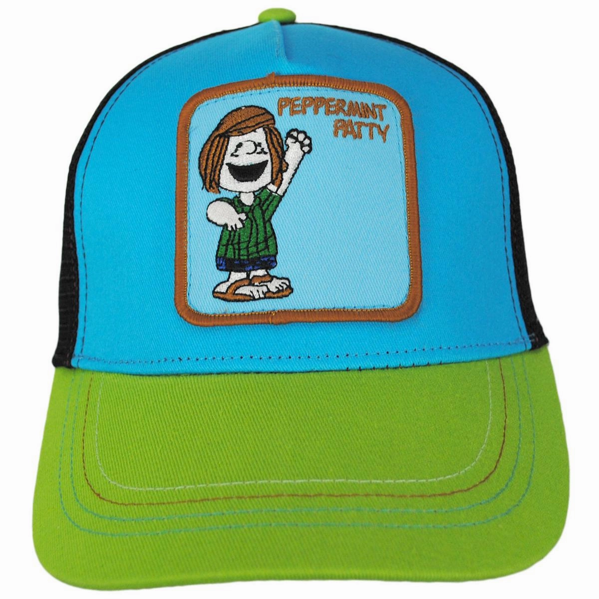 Peppermint Patty Mesh Trucker Snapback Baseball Cap