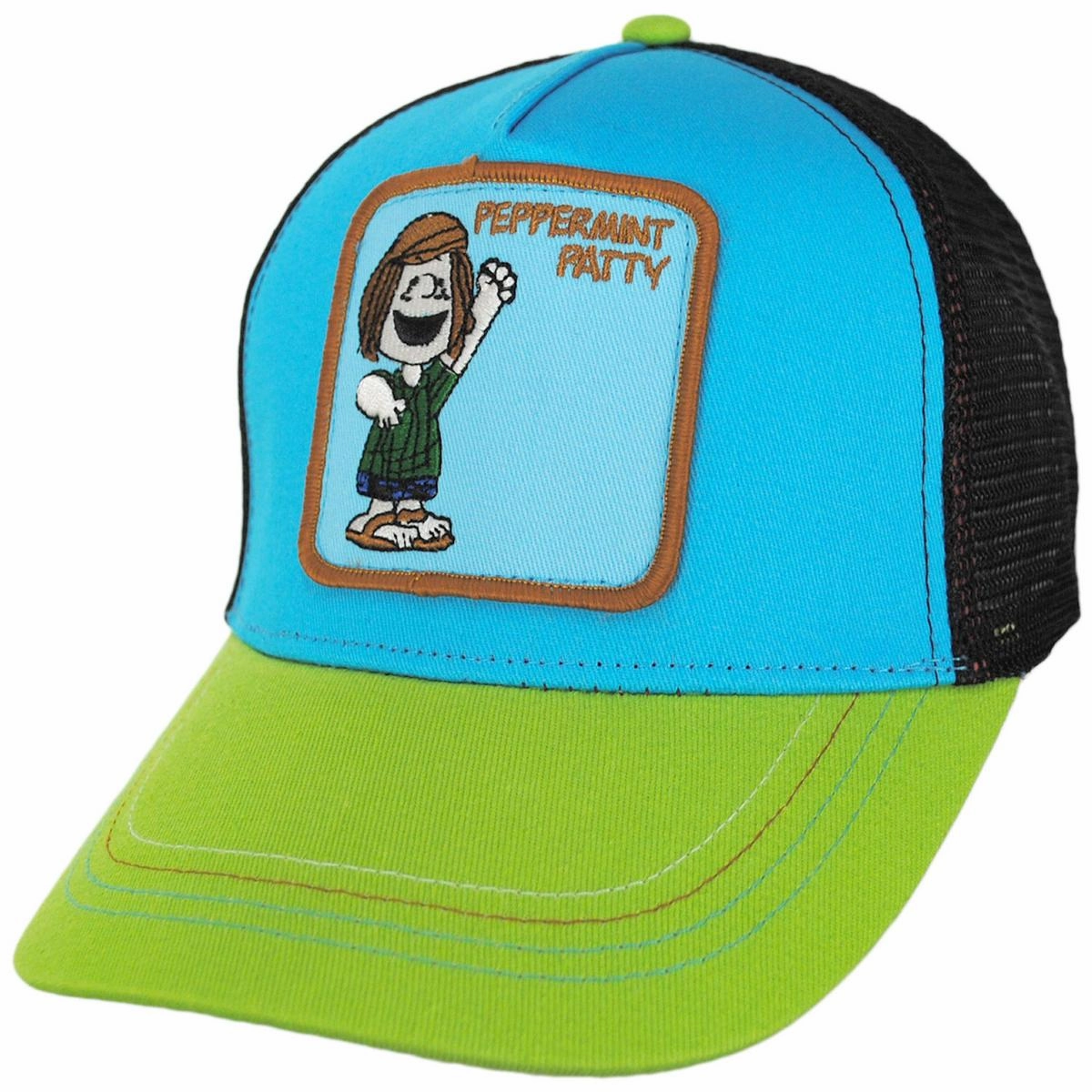 Peppermint Patty Mesh Trucker Snapback Baseball Cap