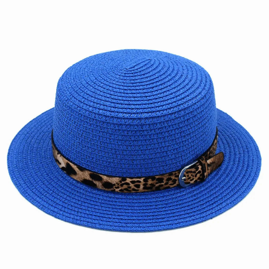 Pessoa Summer Straw Boater Hat