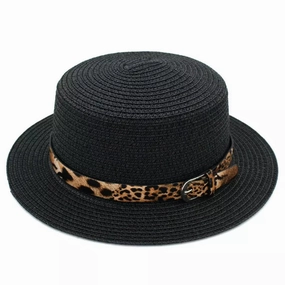 Pessoa Summer Straw Boater Hat