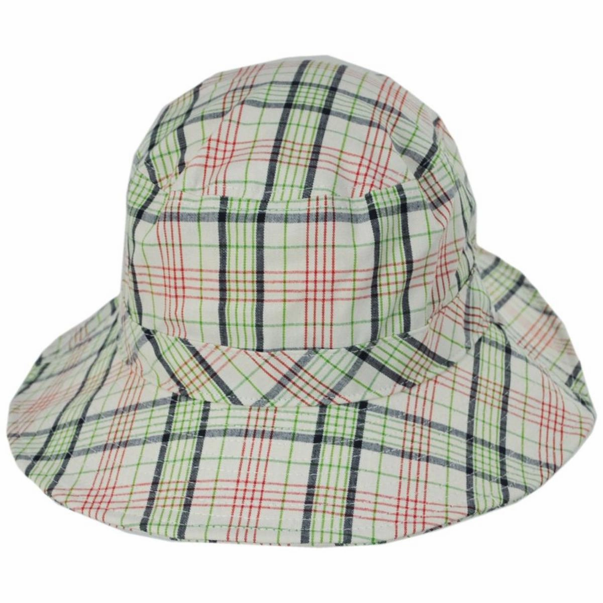 Petra Plaid Cotton Packable Bucket Hat