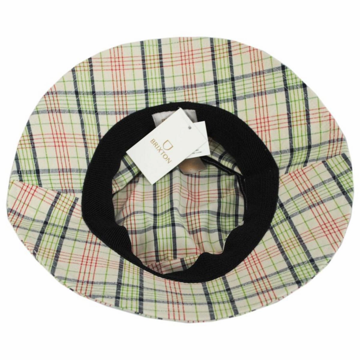 Petra Plaid Cotton Packable Bucket Hat