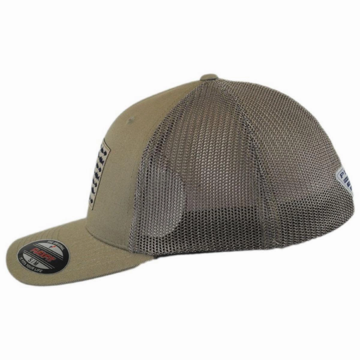 PFG Fish Flag Mesh Flexfit Fitted Baseball Cap