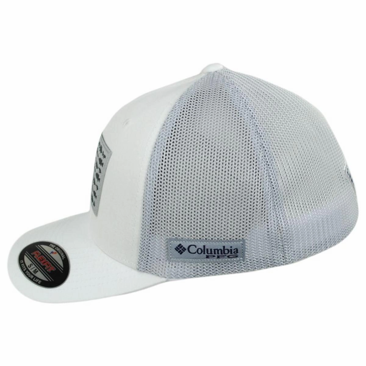 PFG Fish Flag Mesh Flexfit Fitted Baseball Cap