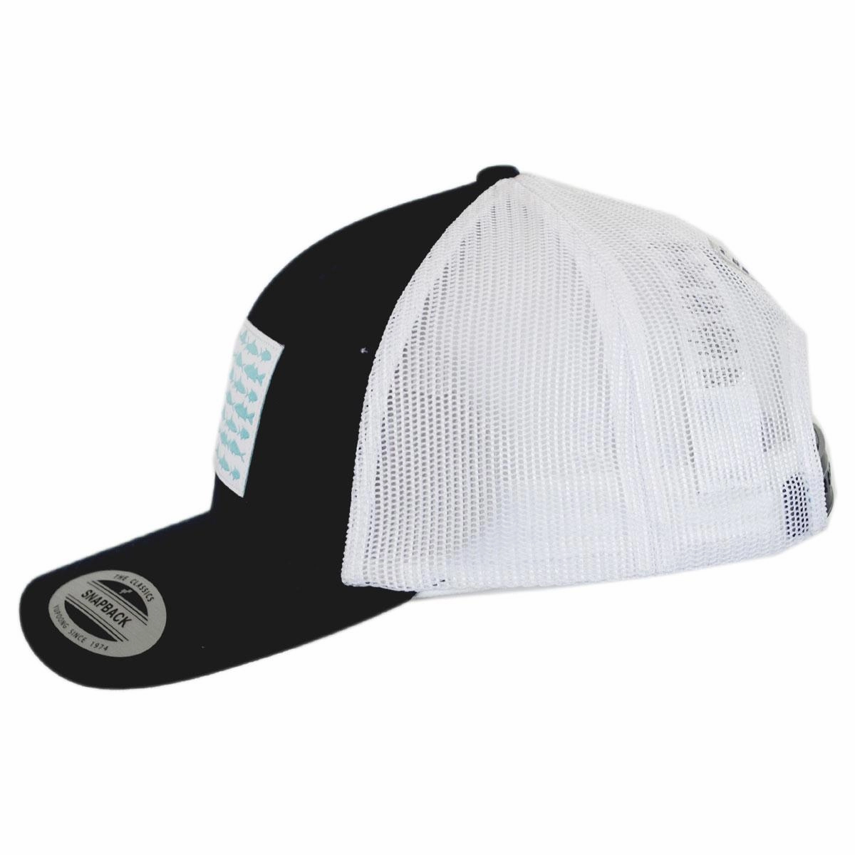 PFG Fish Flag Mesh Flexfit Fitted Baseball Cap