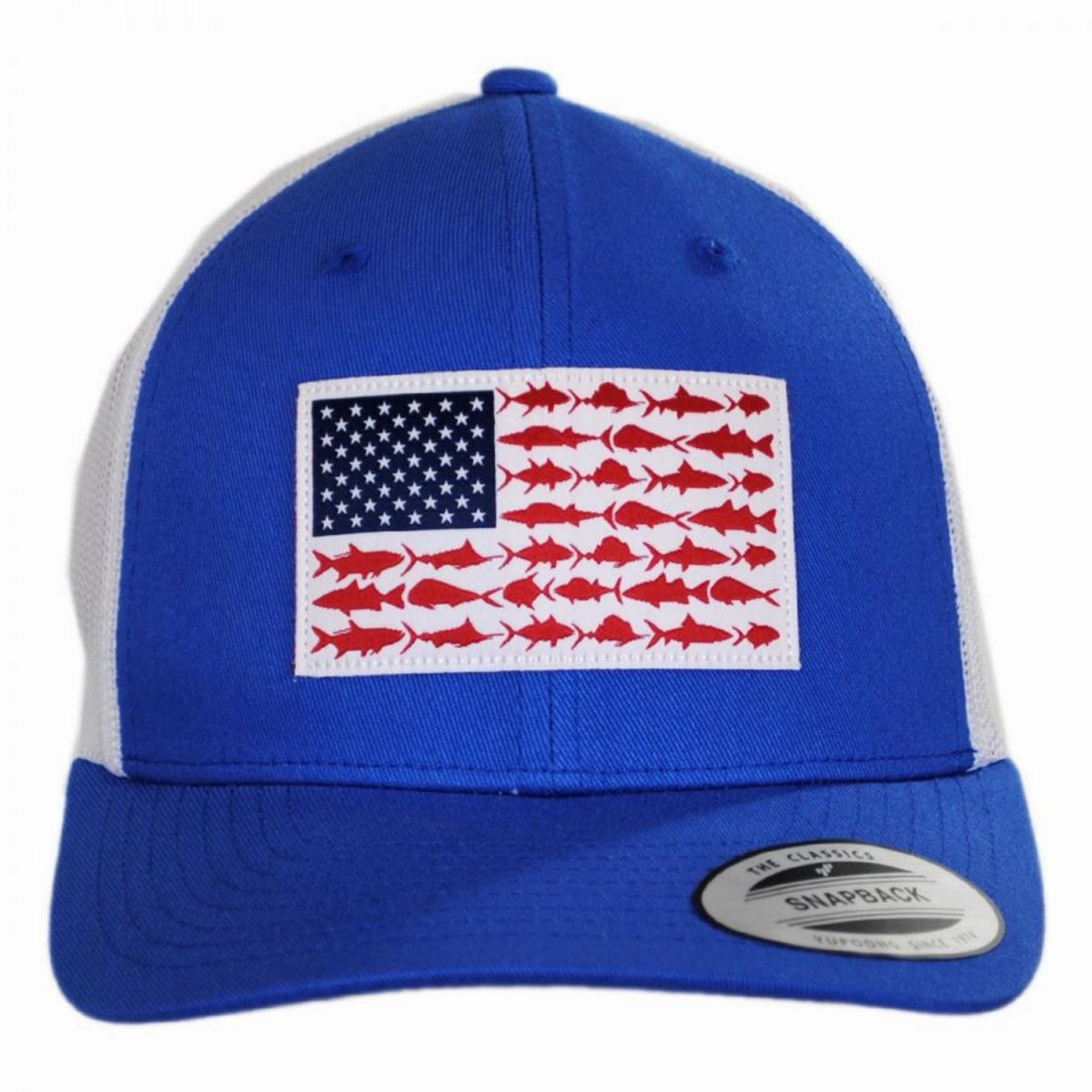 PFG Fish Flag Mesh Snapback Baseball Cap