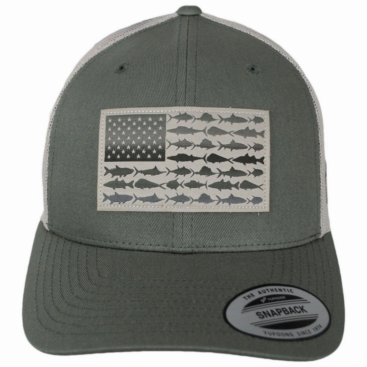 PFG Fish Flag Mesh Snapback Baseball Cap