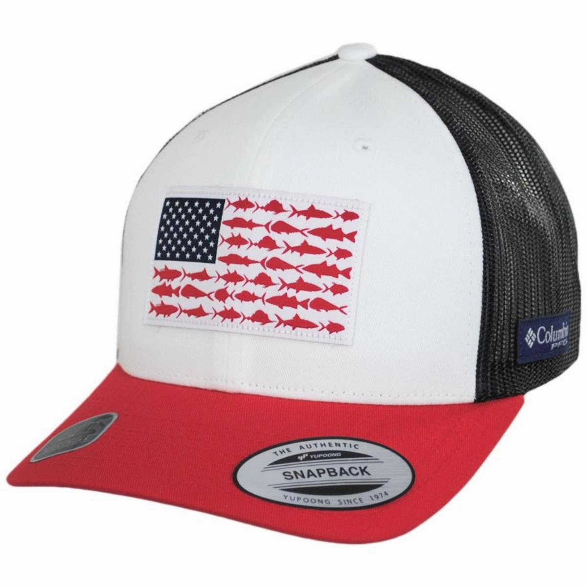 PFG Fish Flag Mesh Snapback Baseball Cap