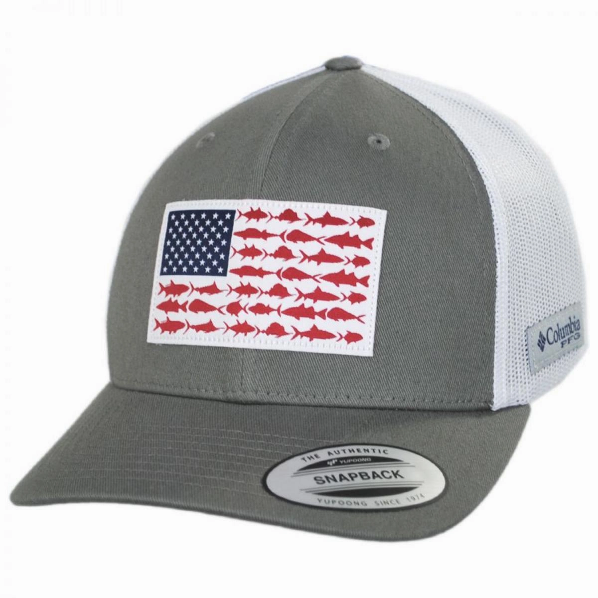 PFG Fish Flag Mesh Snapback Baseball Cap
