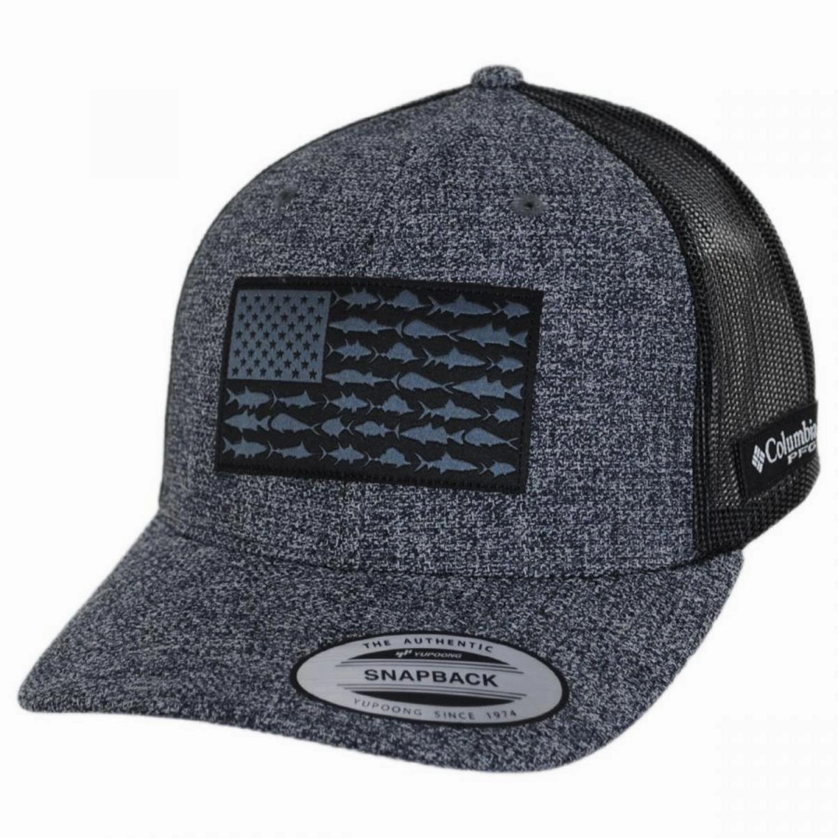 PFG Fish Flag Mesh Snapback Baseball Cap