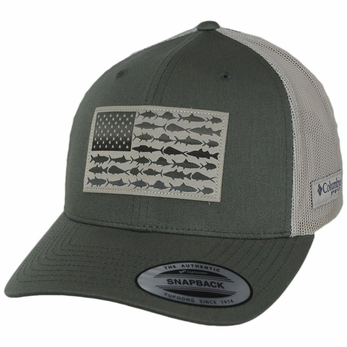 PFG Fish Flag Mesh Snapback Baseball Cap