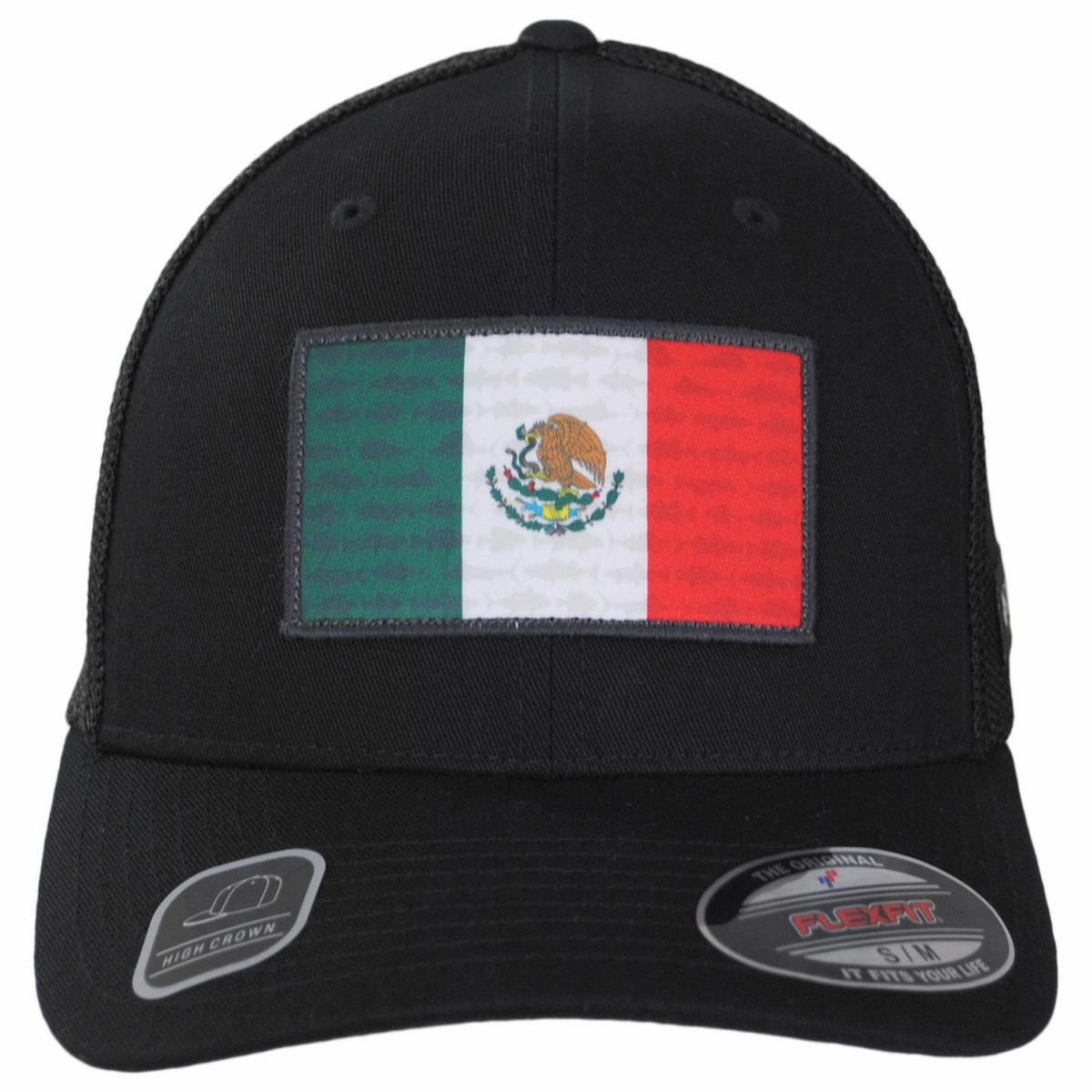 PFG Mexico Flag Mesh Flexfit Fitted Baseball Cap