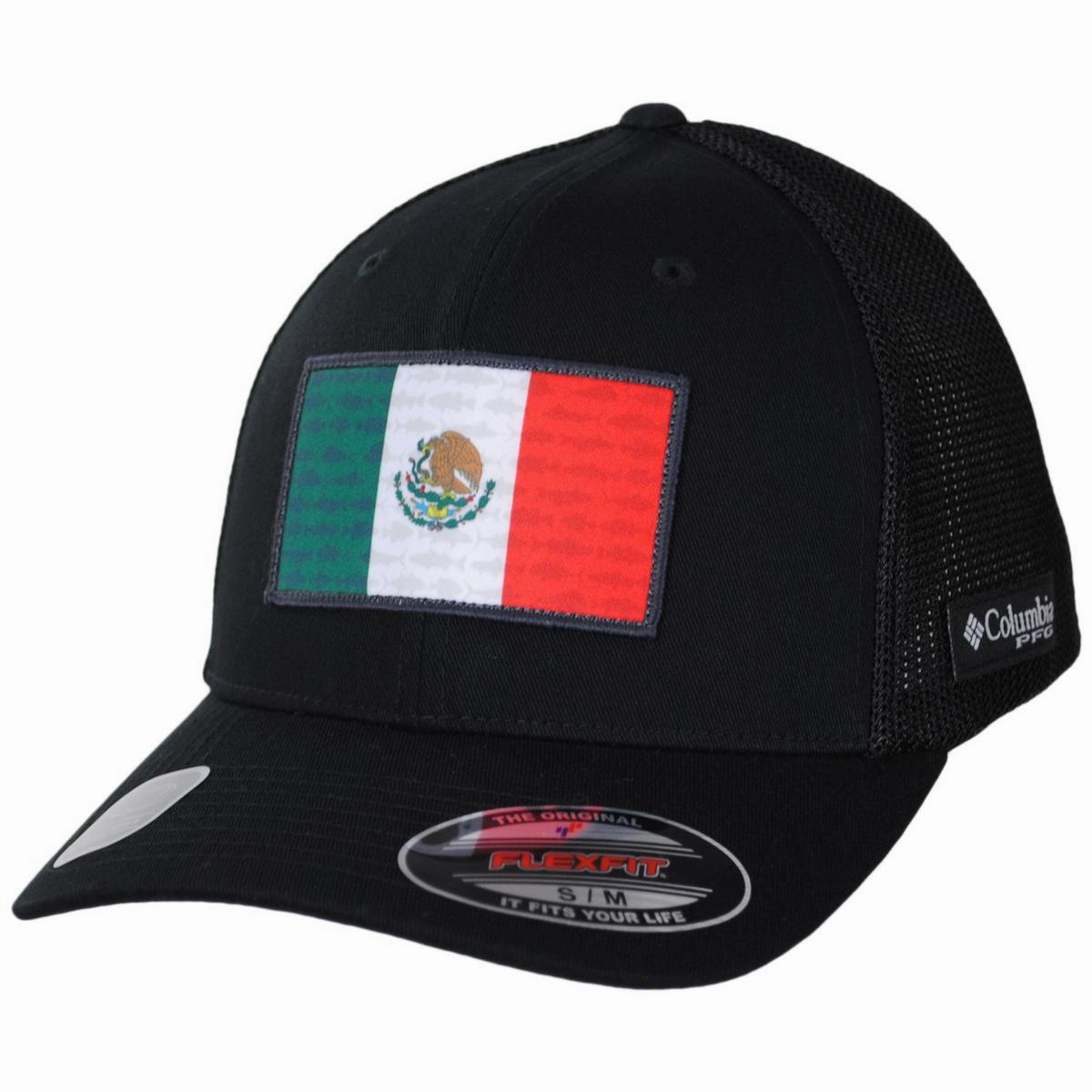 PFG Mexico Flag Mesh Flexfit Fitted Baseball Cap