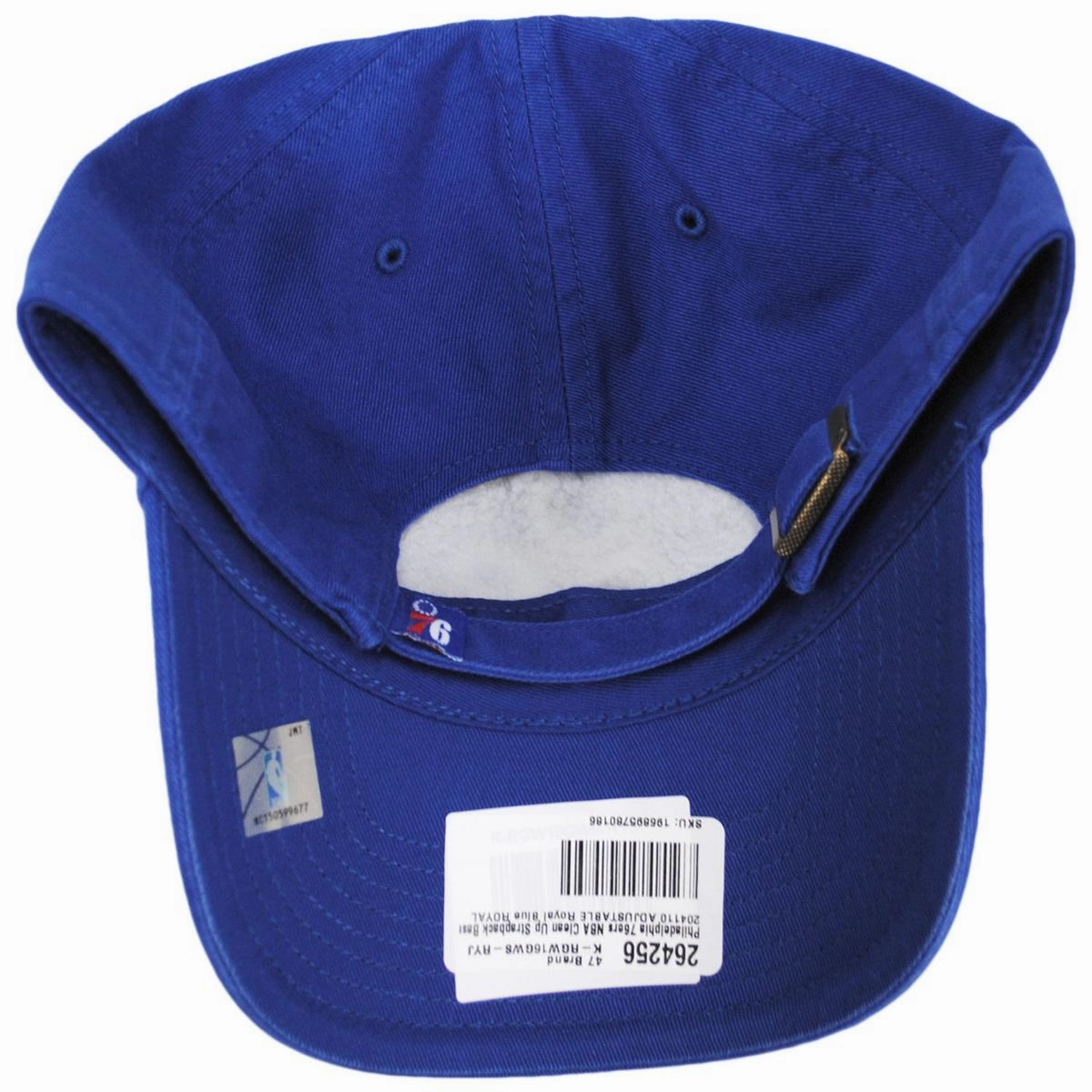 Philadelphia 76ers NBA Clean Up Strapback Baseball Cap Dad Hat