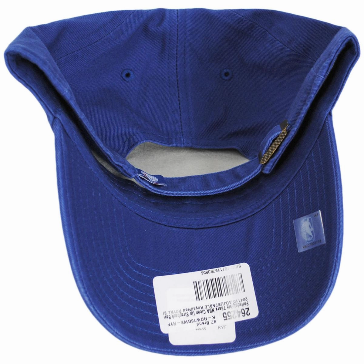 Philadelphia 76ers NBA Clean Up Strapback Baseball Cap Dad Hat