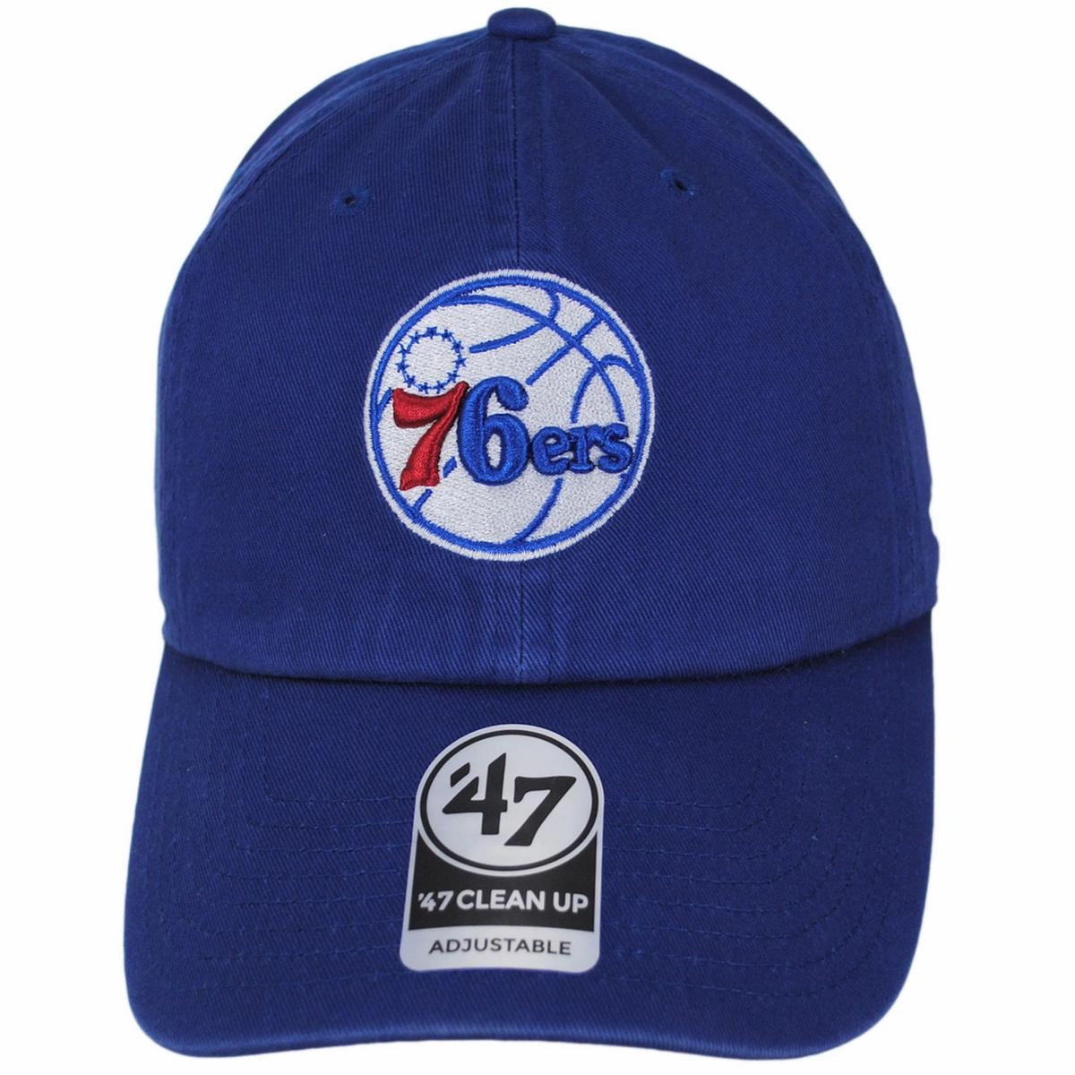Philadelphia 76ers NBA Clean Up Strapback Baseball Cap Dad Hat