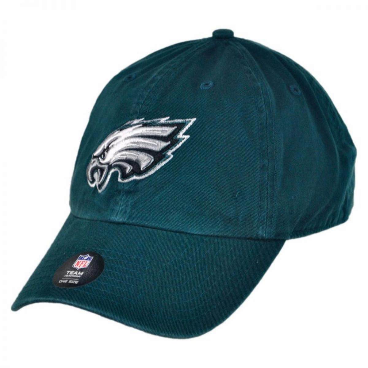 Philadelphia Eagles NFL Clean Up Strapback Baseball Cap Dad Hat