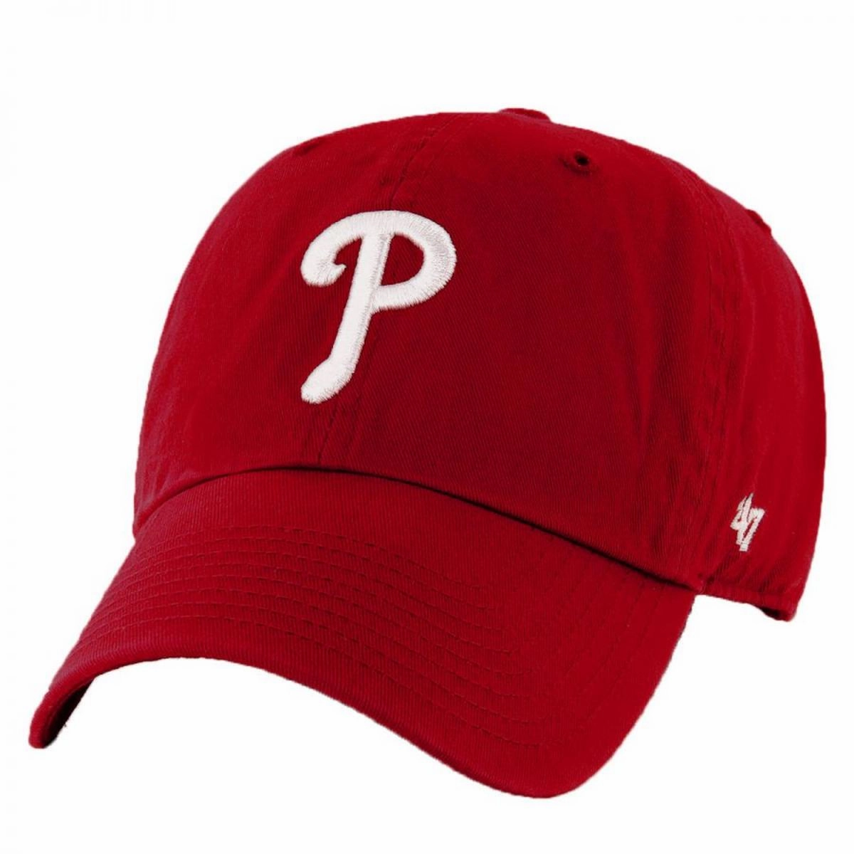 Philadelphia Phillies MLB Clean Up Strapback Baseball Cap Dad Hat