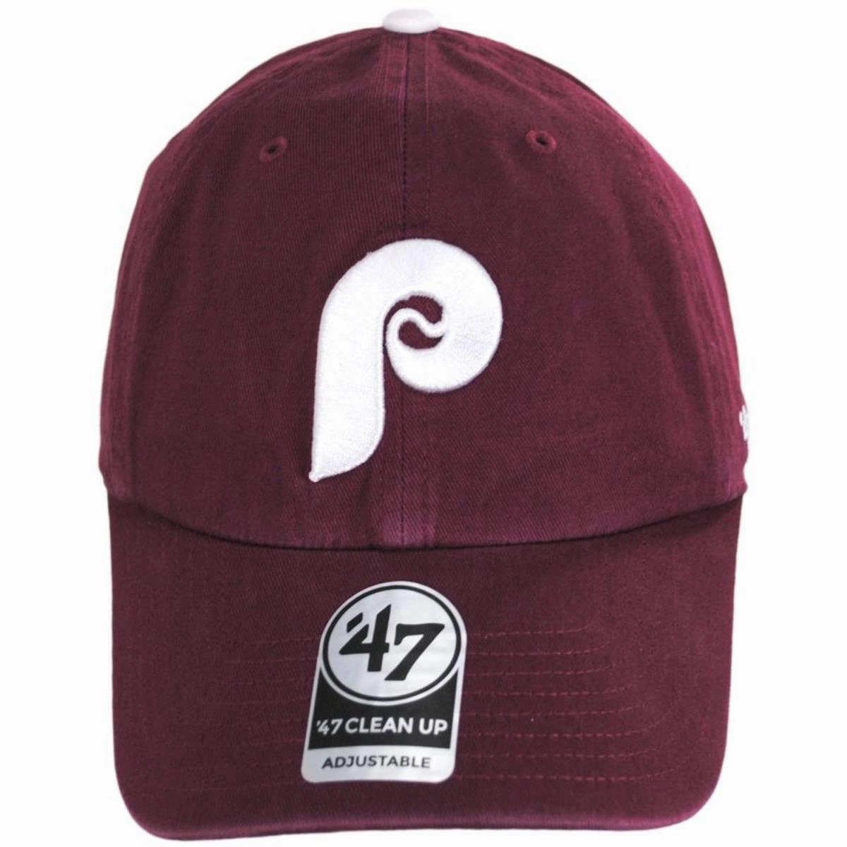Philadelphia Phillies MLB Clean Up Strapback Baseball Cap Dad Hat
