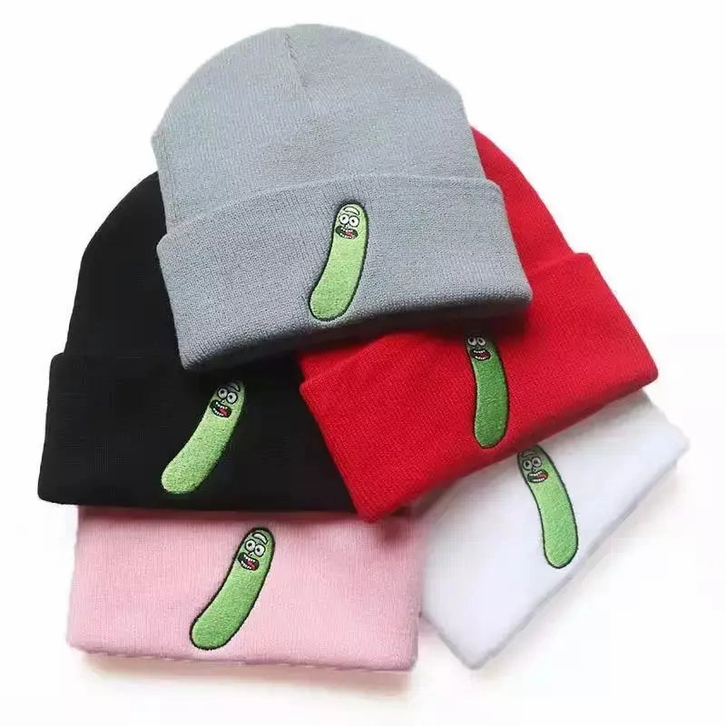 Pickle Rick Winter Beanie