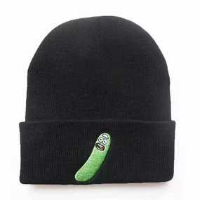 Pickle Rick Winter Beanie