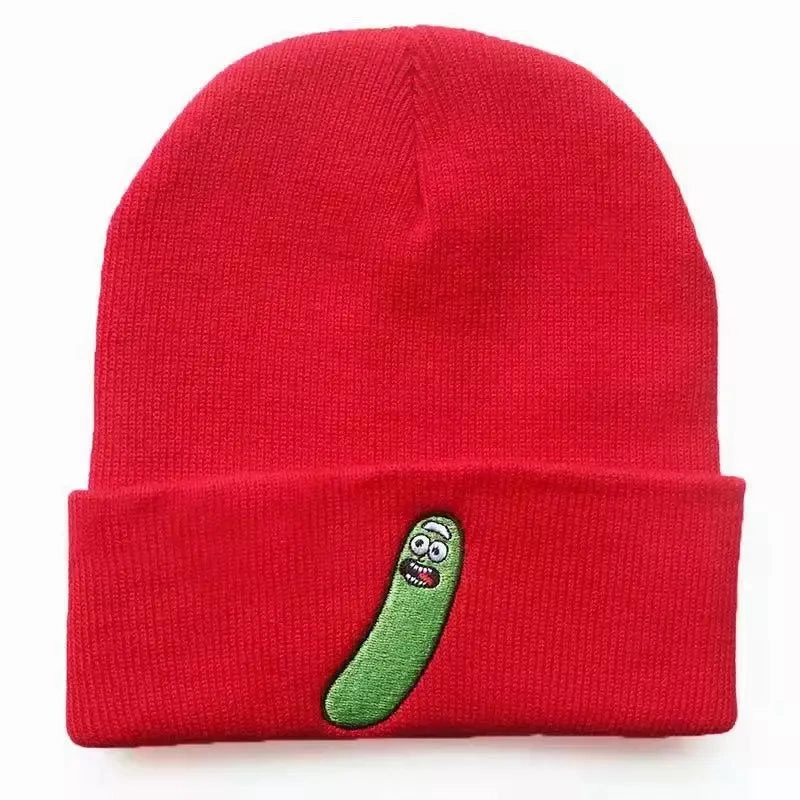 Pickle Rick Winter Beanie