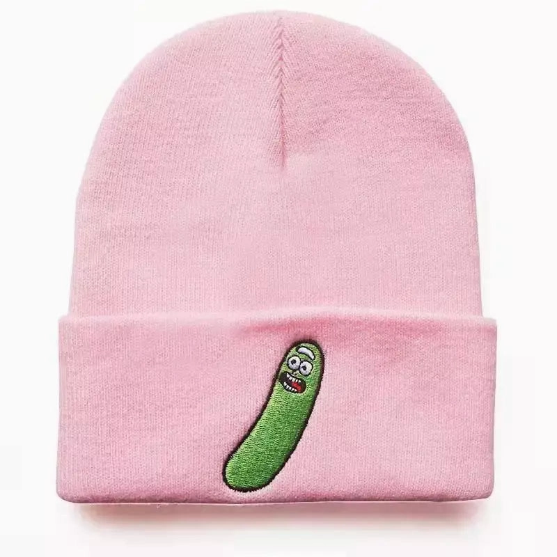 Pickle Rick Winter Beanie