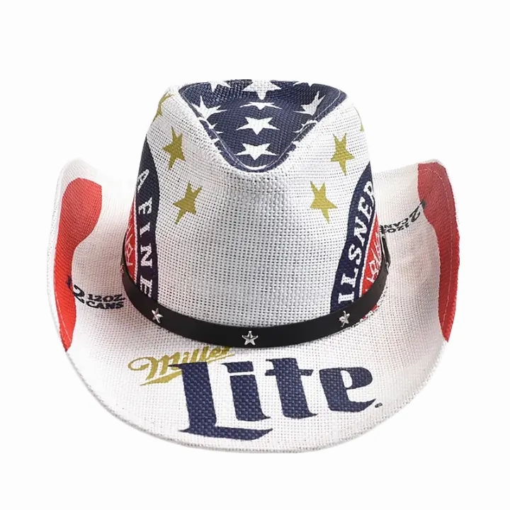 Pilsner Lite Straw Cowboy Hat