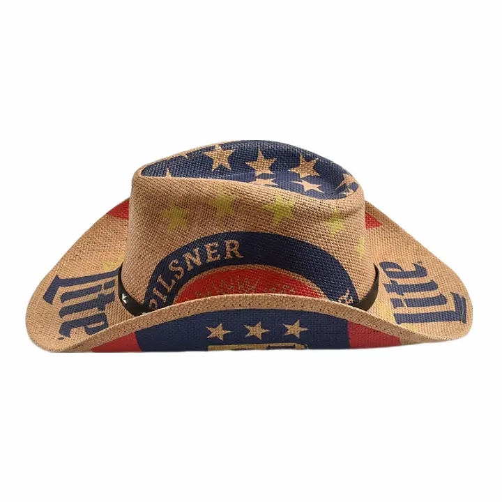 Pilsner Lite Straw Cowboy Hat