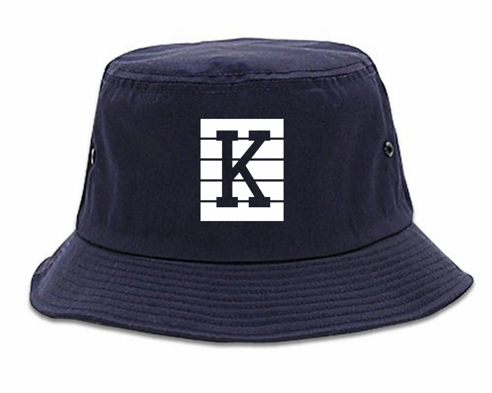 Pink K Blocks Bucket Hat