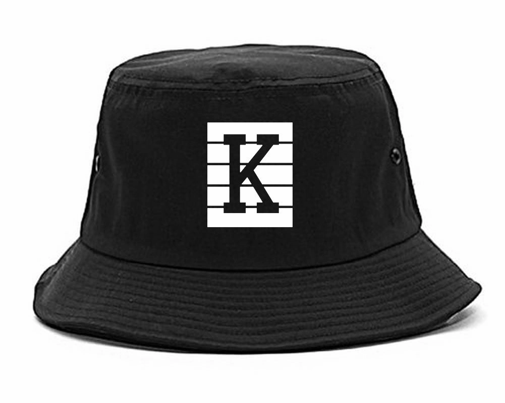 Pink K Blocks Bucket Hat