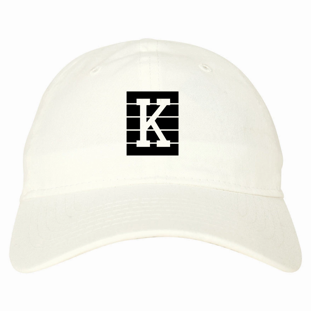 Pink K Blocks Dad Hat
