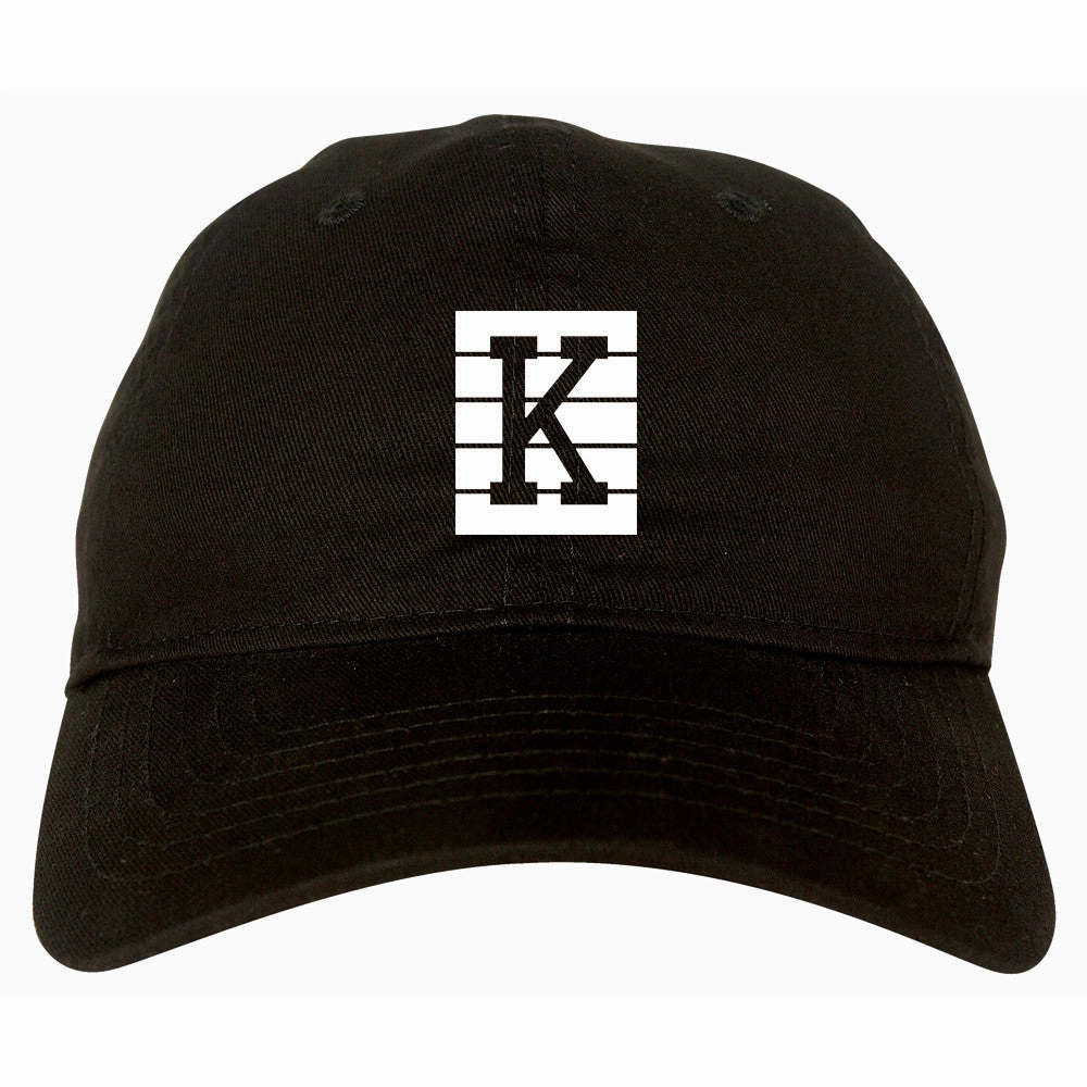 Pink K Blocks Dad Hat