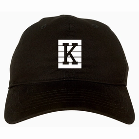 Pink K Blocks Dad Hat